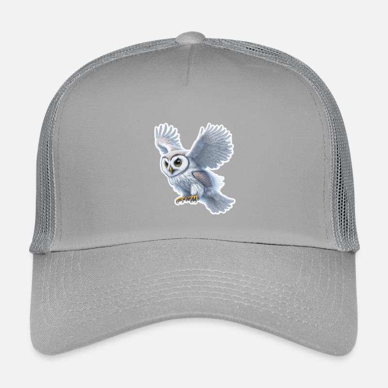 Celestial Owl Sticker Kids’ Trucker Cap