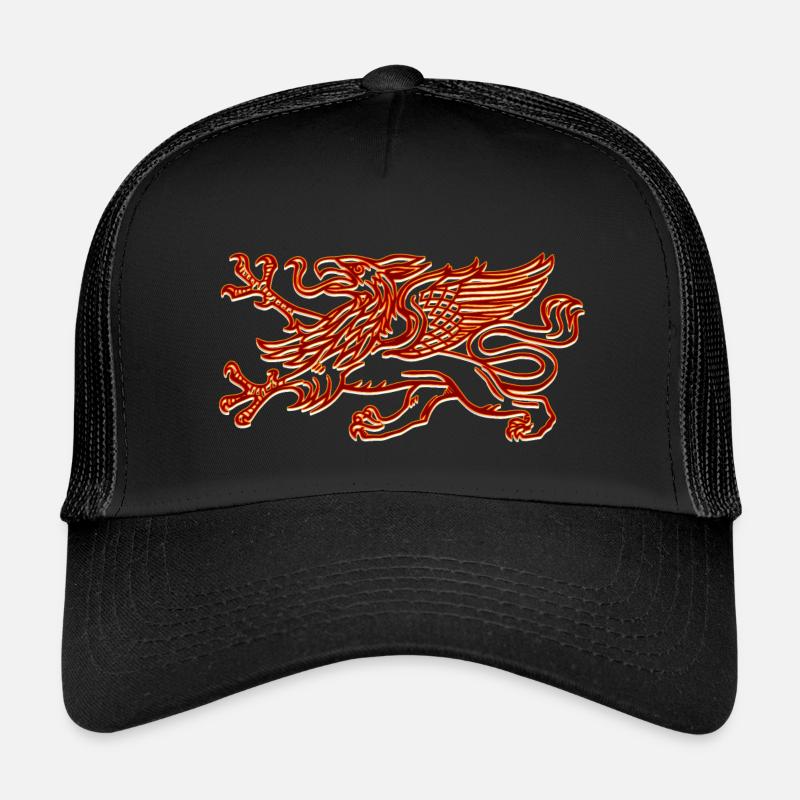 Rostock - Greif - Kinder Trucker-Cap - Schwarz/Schwarz