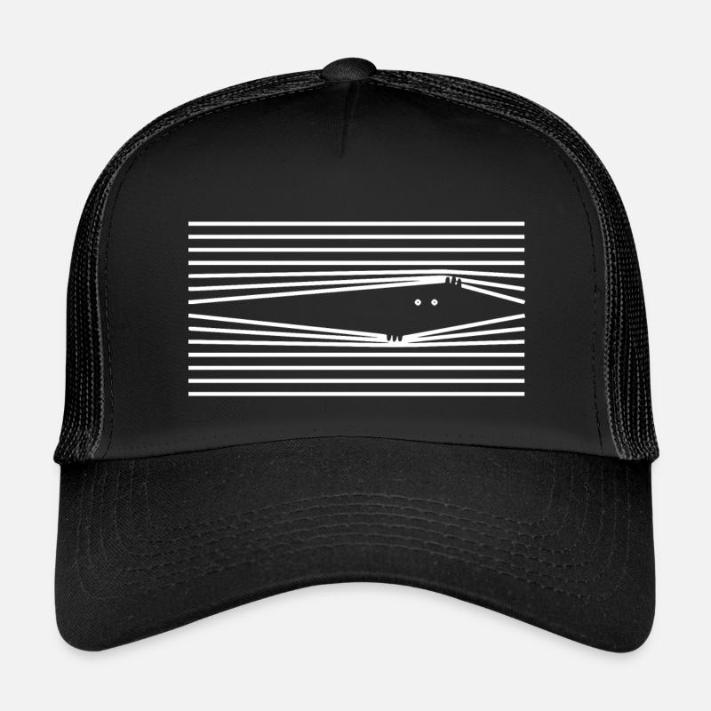observed - Kids’ Trucker Cap - black/black