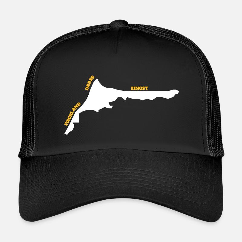 Fischland Darss Zingst (DIY) - Kids’ Trucker Cap - black/black