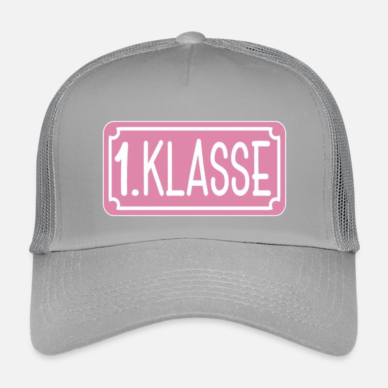 Grundschule - 1. Klasse Mädchen Schulkind Kinder Trucker-Cap