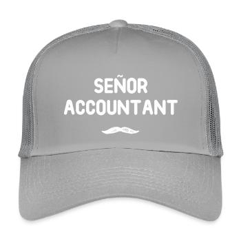Señor Accountant - Kinder Trucker-Cap - Hellgrau - Vorne