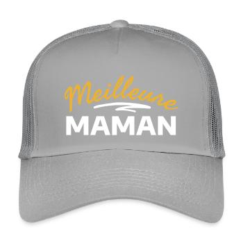 Design d'Expression Maternelle à Couleurs Vives - Casquette trucker enfant - gris clair - Devant