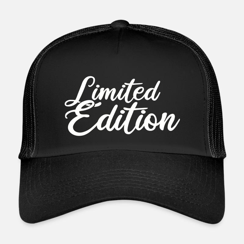 Limited Edition - Kinder Trucker-Cap - Schwarz/Schwarz