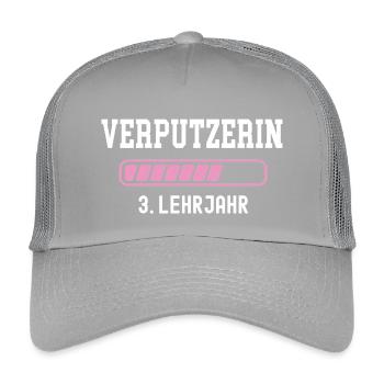 Plasterer apprenticeship 3 year plasterer apprenticeship - Kids’ Trucker Cap - light grey - Front