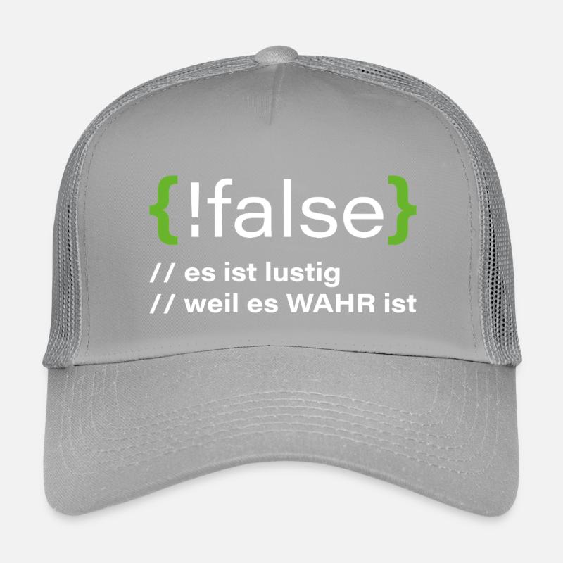 false - Funny programmer saying Kids’ Trucker Cap