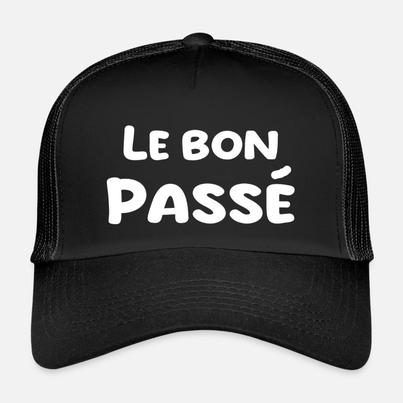 nostalgia for the past - Kids’ Trucker Cap - black/black