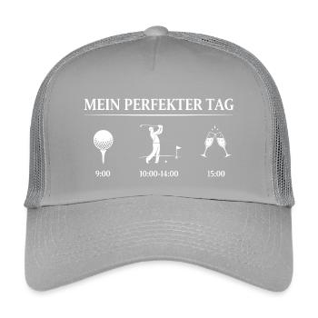 Golf Perfect Day - Kids’ Trucker Cap - light grey - Front