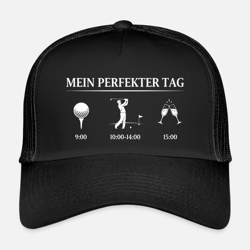 Giornata Perfetta nel Golf - Cappellino trucker bambino - nero/nero