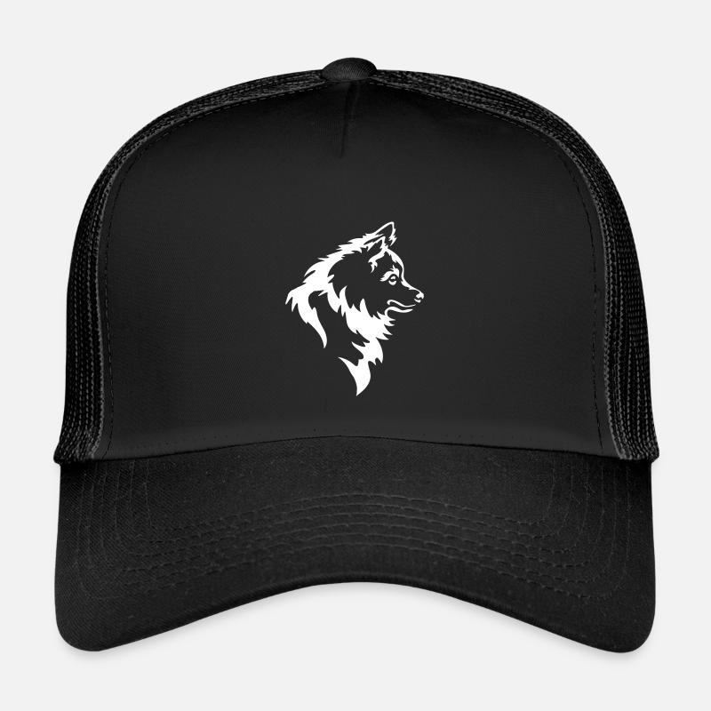 Spitz Kopf "Black Edition" - Kinder Trucker-Cap - Schwarz/Schwarz
