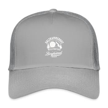 Salzkammergut Wildnissee Bergsee Naturmotiv - Kinder Trucker-Cap - Hellgrau - Vorne