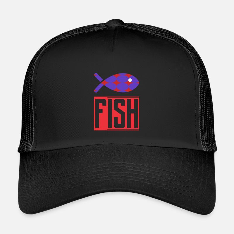 FISH. HUMOR. FISH. SARDINE. APRIL FOOL Kids’ Trucker Cap