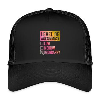 Geography - Kids’ Trucker Cap - black/black - Front