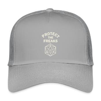 Protect the Freaks - Kids’ Trucker Cap - light grey - Front