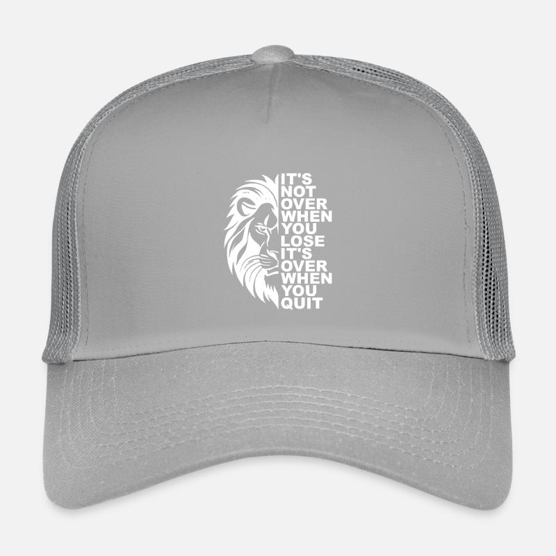 Conception de citation de motivation de lion inspirant Casquette trucker enfant