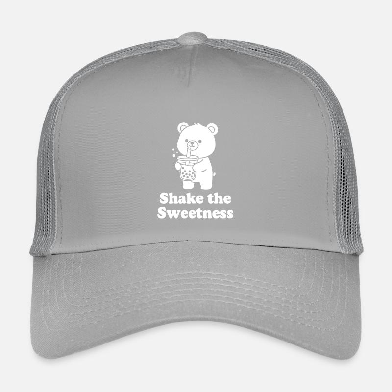 Kuschelbär mit Bubble Tea Kinder Trucker-Cap