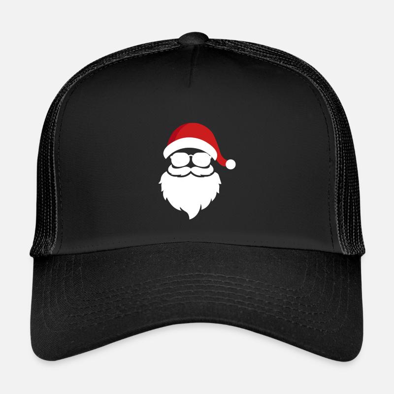 cool santa - Kids’ Trucker Cap - black/black