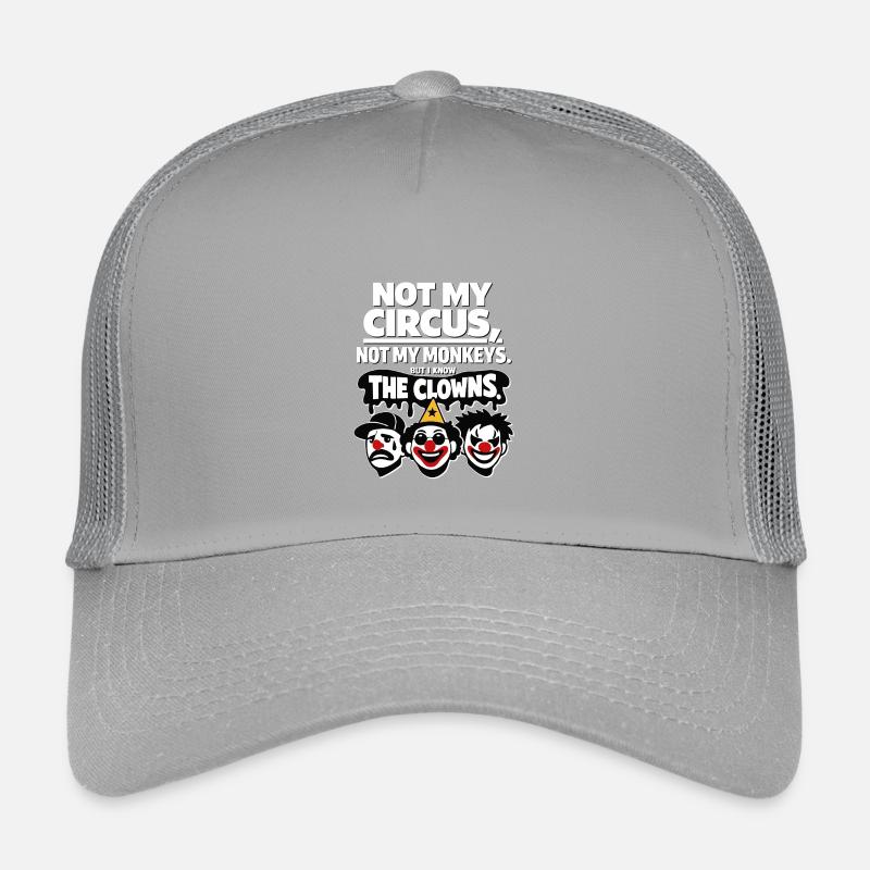 Not My Circus Not My Monkey Statement Kinder Trucker-Cap