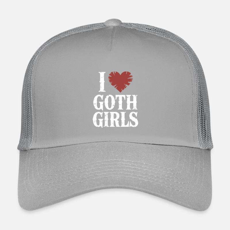 J’adore les filles gothiques Casquette trucker enfant