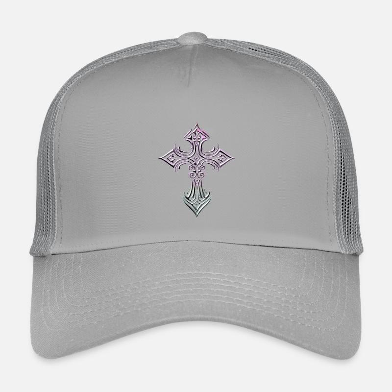 Irisierendes Filigrankreuz Kinder Trucker-Cap