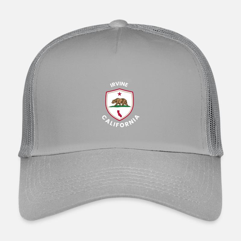 Irvine CA Bärenschild-Emblem Kinder Trucker-Cap