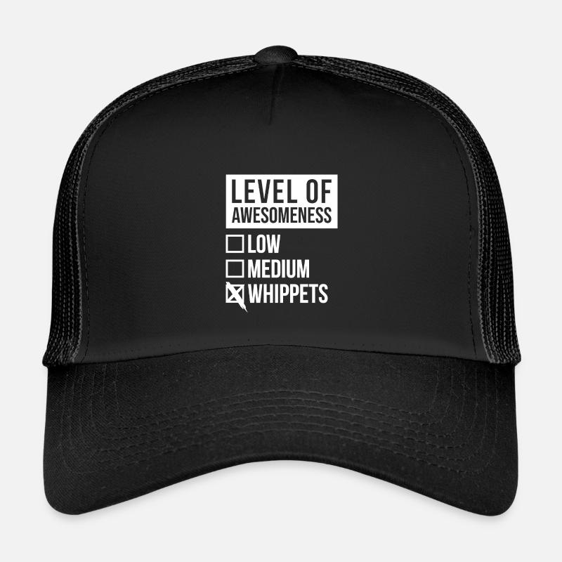whippet - Kinder Trucker-Cap - Schwarz/Schwarz