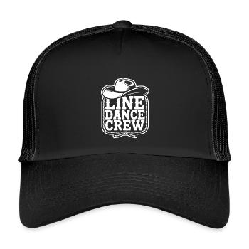 Logo de la troupe de danse en ligne - Casquette trucker enfant - noir/noir - Devant