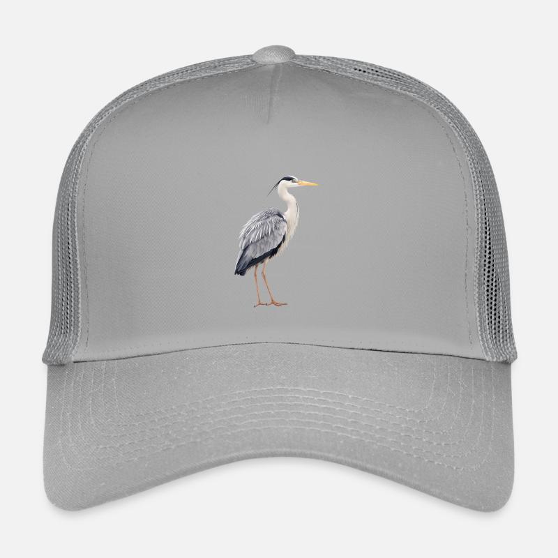 Realistischer Graureiher Kinder Trucker-Cap
