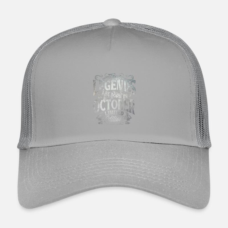 True Legends Are Born In October Limited Edition Kinder Trucker-Cap