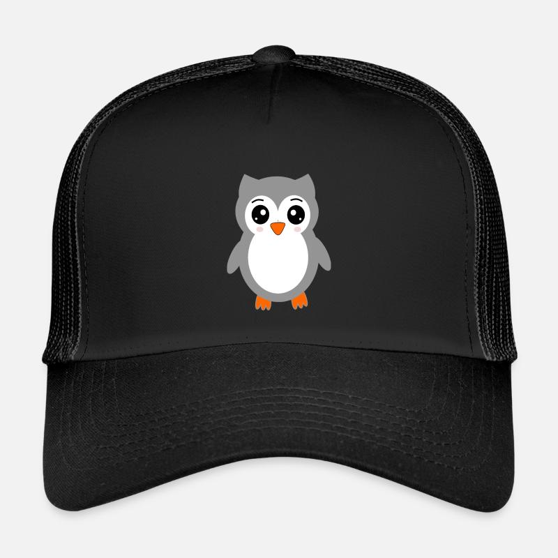 graue Eule Kinder Trucker-Cap