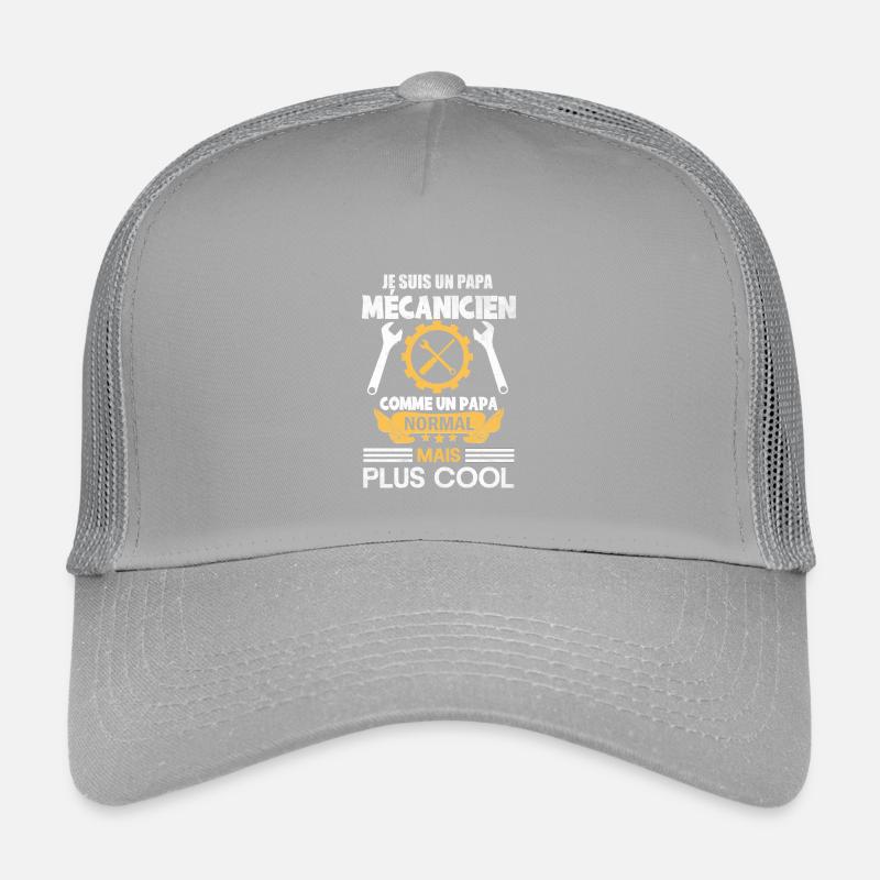 Papa mécanicien comme papa normal mais plus cool Casquette trucker enfant