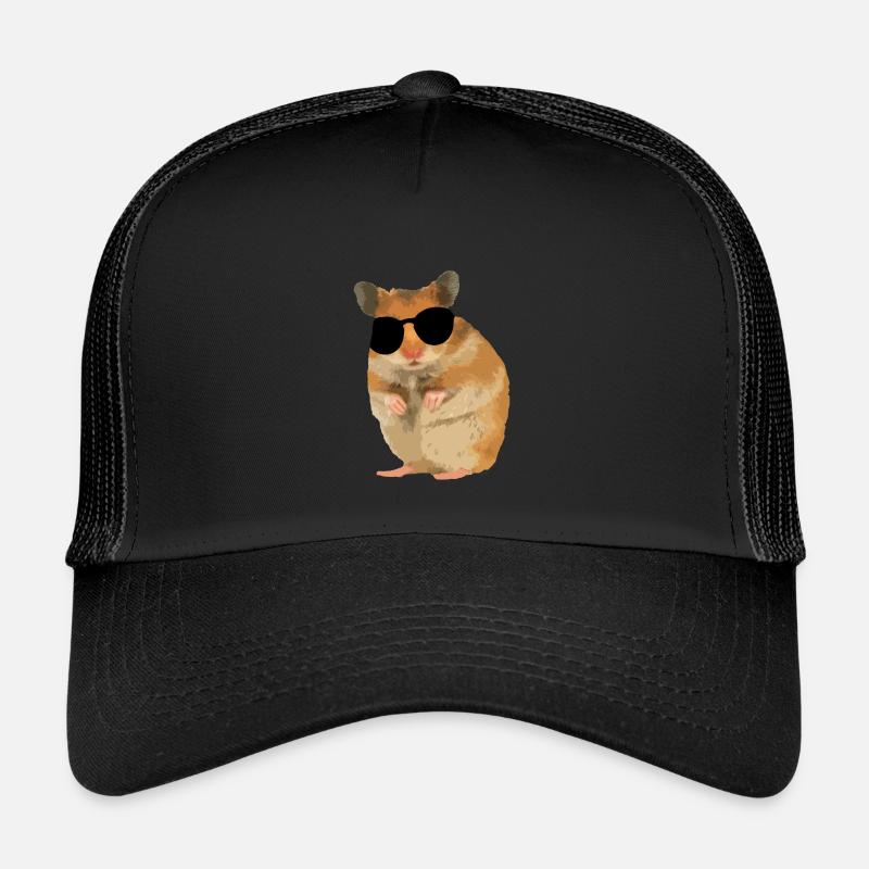 Hamster Menno mit Sonnebrille cool Kinder Trucker-Cap
