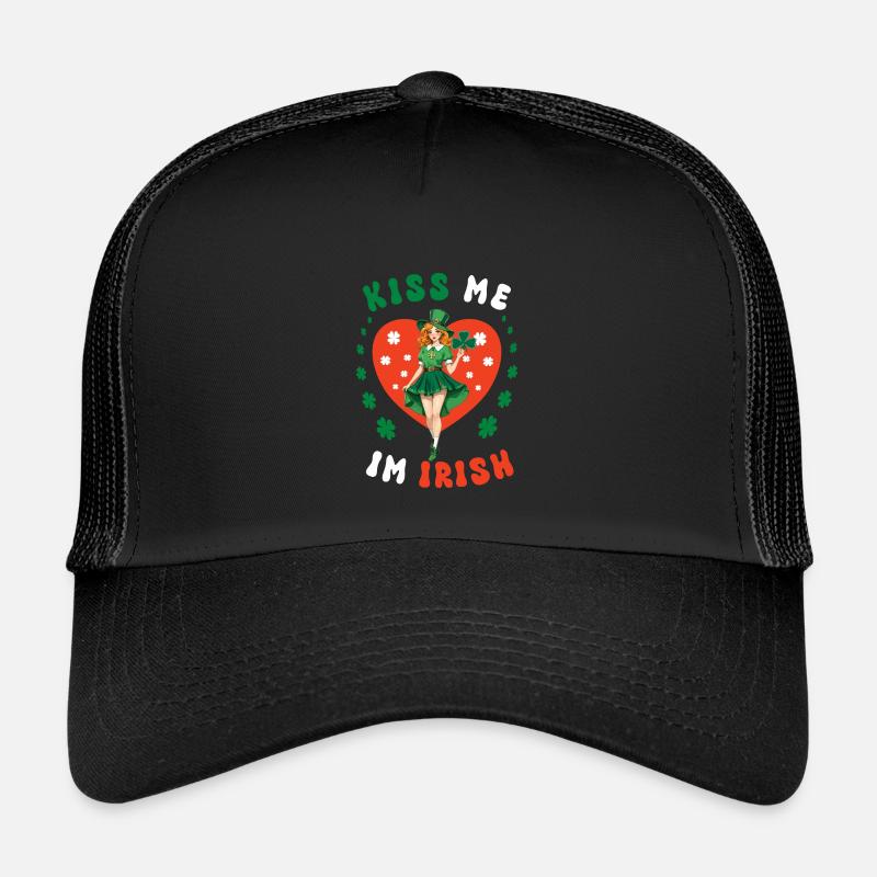 Embrasse-moi, je suis irlandaise Casquette trucker enfant
