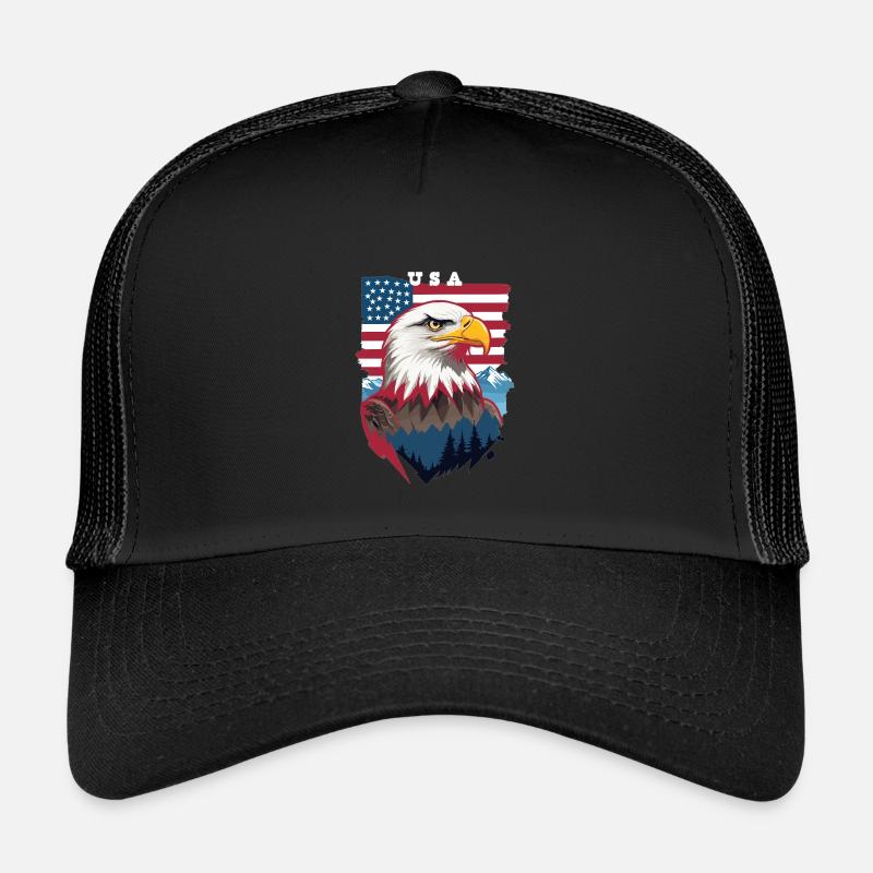 Bald eagle Kids’ Trucker Cap
