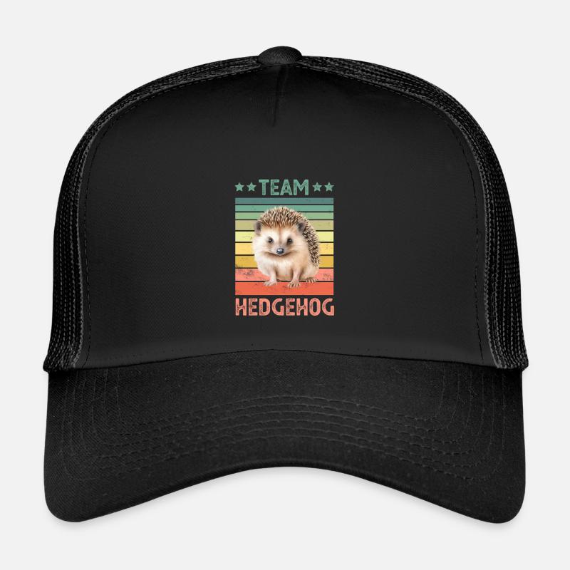 Igel - Kinder Trucker-Cap - Schwarz/Schwarz