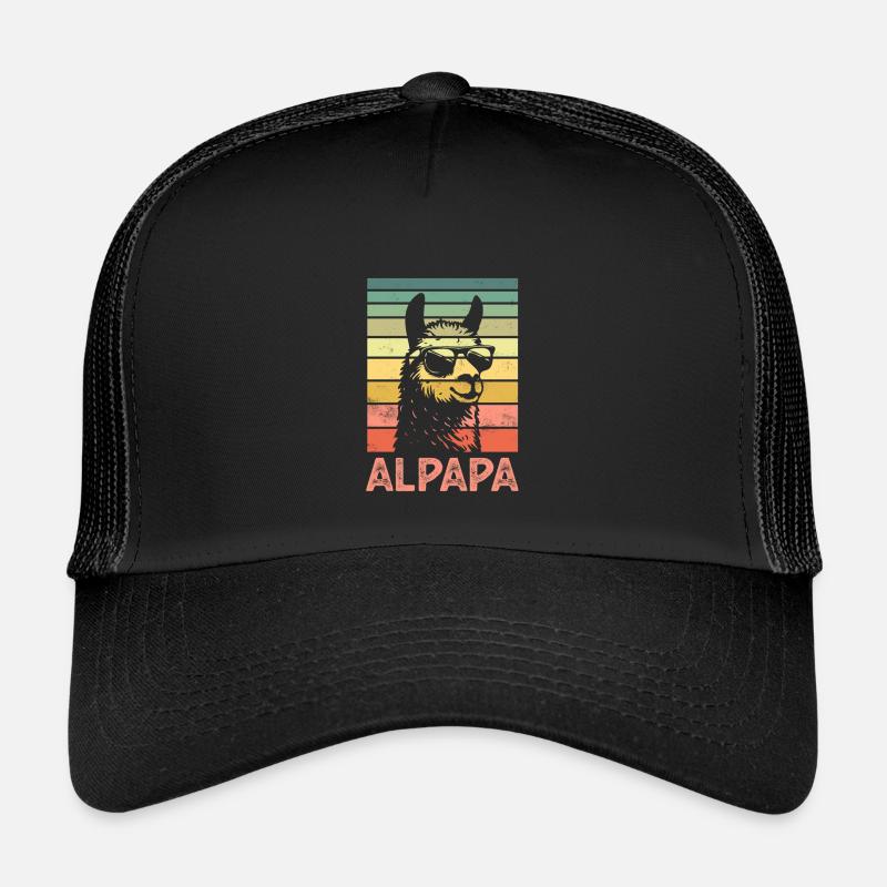Father Dad Alpaca Kids’ Trucker Cap