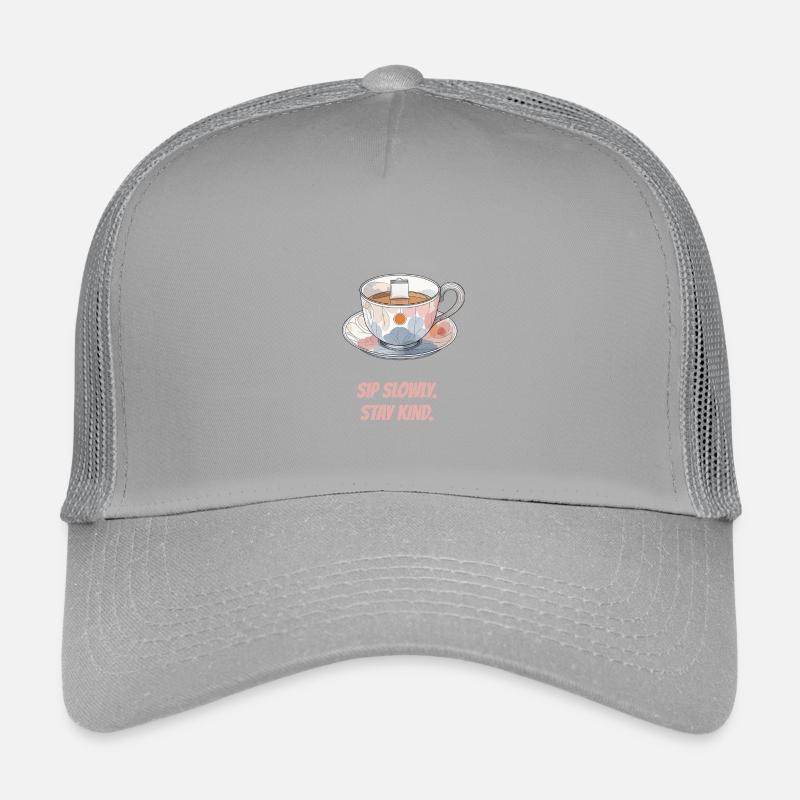 Sip slowly. Stay kind. Kids’ Trucker Cap
