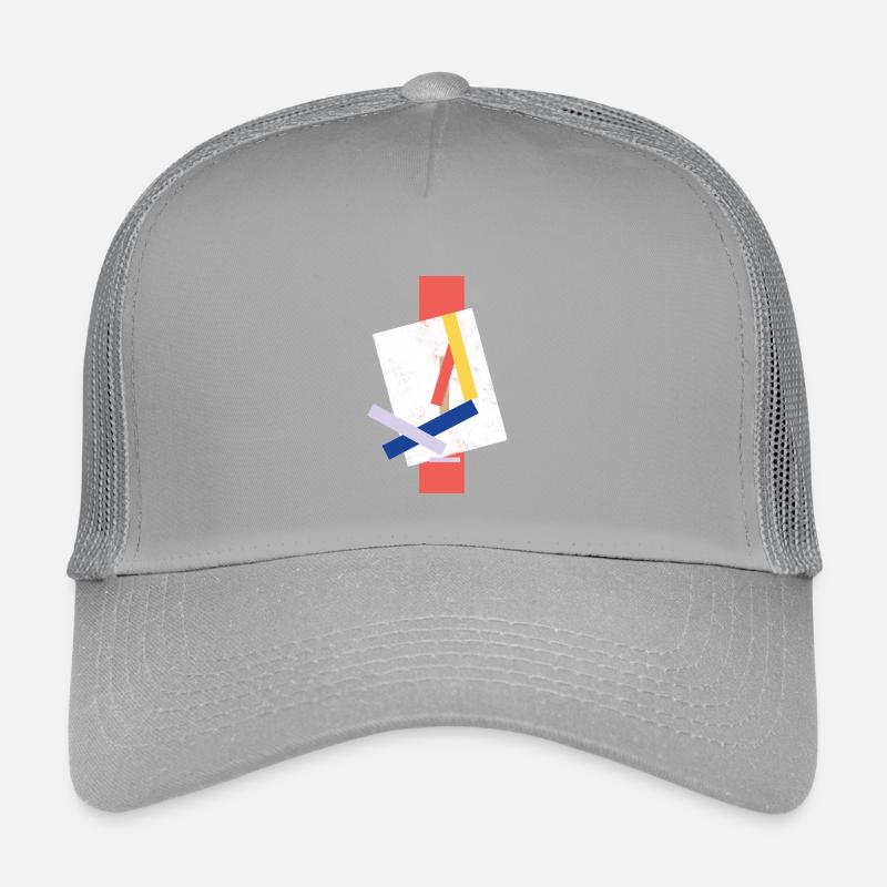 Abstrakte Farbblock Muster verzerrtes Gesicht Kinder Trucker-Cap