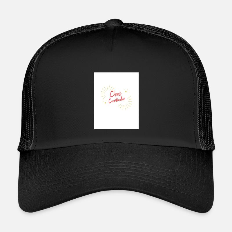 Koordinator von Common Chaos - Kinder Trucker-Cap - Schwarz/Schwarz