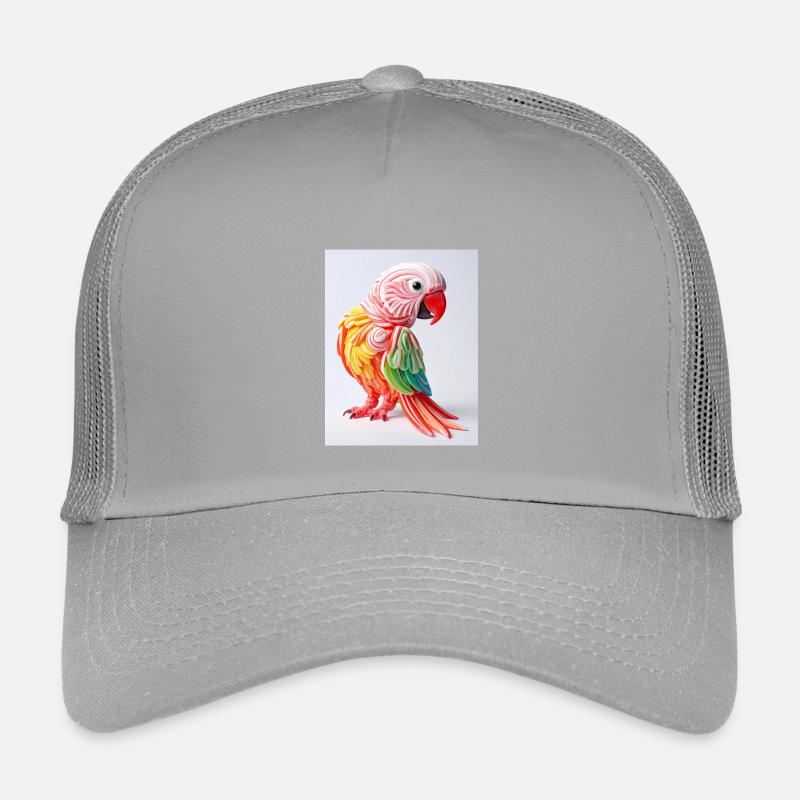 Bunter Candy Papagei Kinder Trucker-Cap