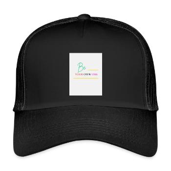 Be Your Own Vibe - Kids’ Trucker Cap - black/black - Front