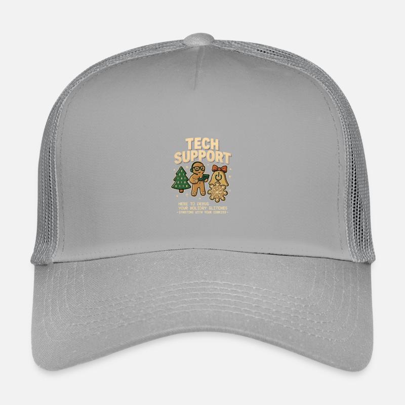 Vintage Technischer Support Retro IT Weihnachten Kinder Trucker-Cap