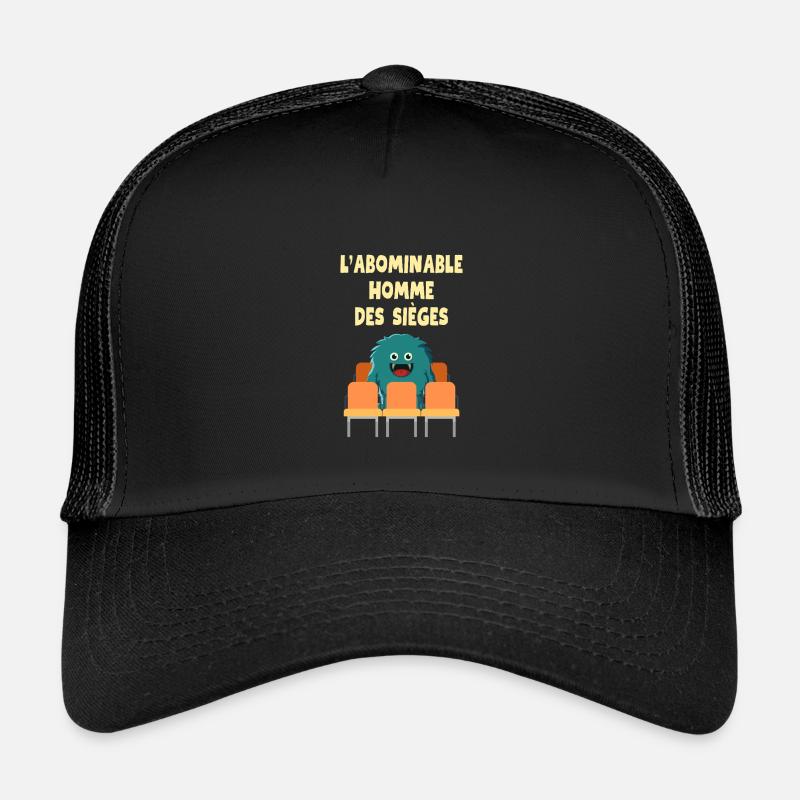 Der abscheuliche Mann der Belagerungen - Kinder Trucker-Cap - Schwarz/Schwarz