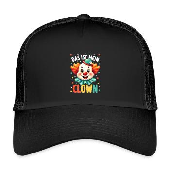 Carnival Clown Costume Carnival Carnival - Kids’ Trucker Cap - black/black - Front