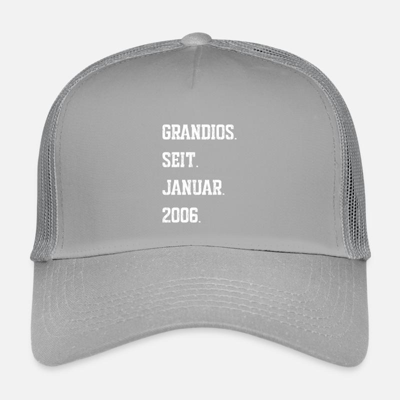 20e anniversaire janvier 2006 Casquette trucker enfant