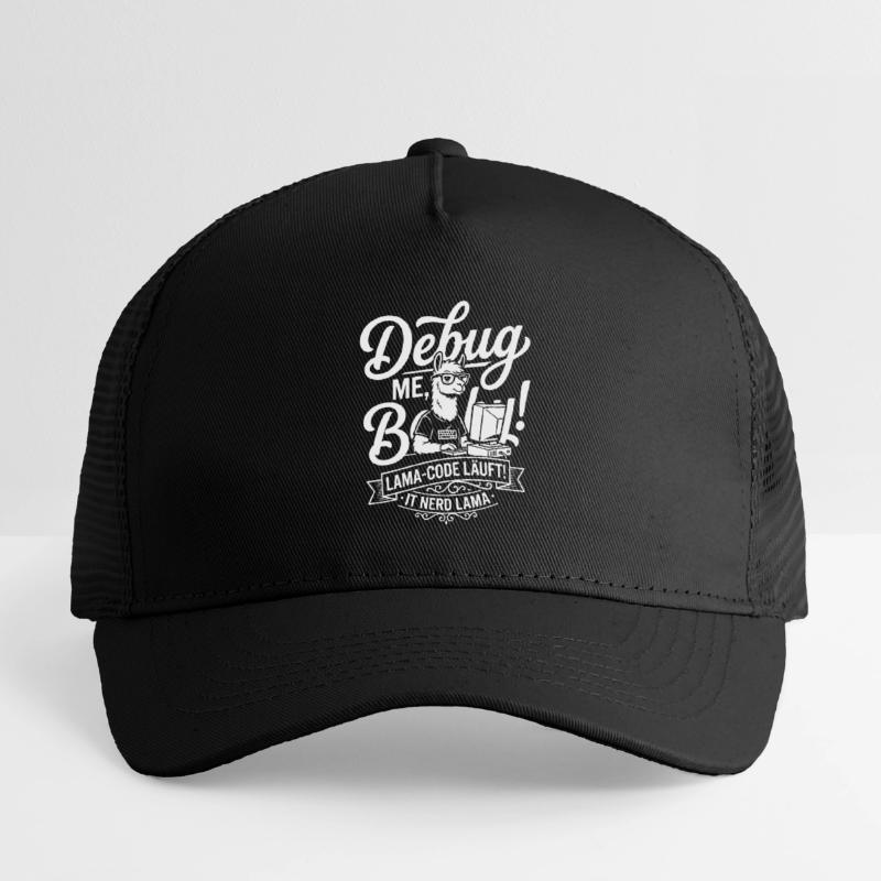 Lama Code Debug Design Kinder Trucker-Cap