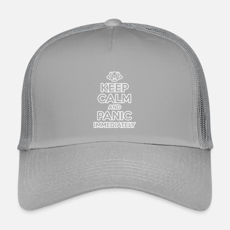 Keep Calm And Panic – Lustig, sarkastisch Kinder Trucker-Cap
