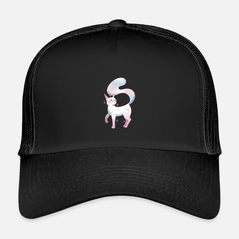 Fierté trans de chat mignon Casquette trucker enfant