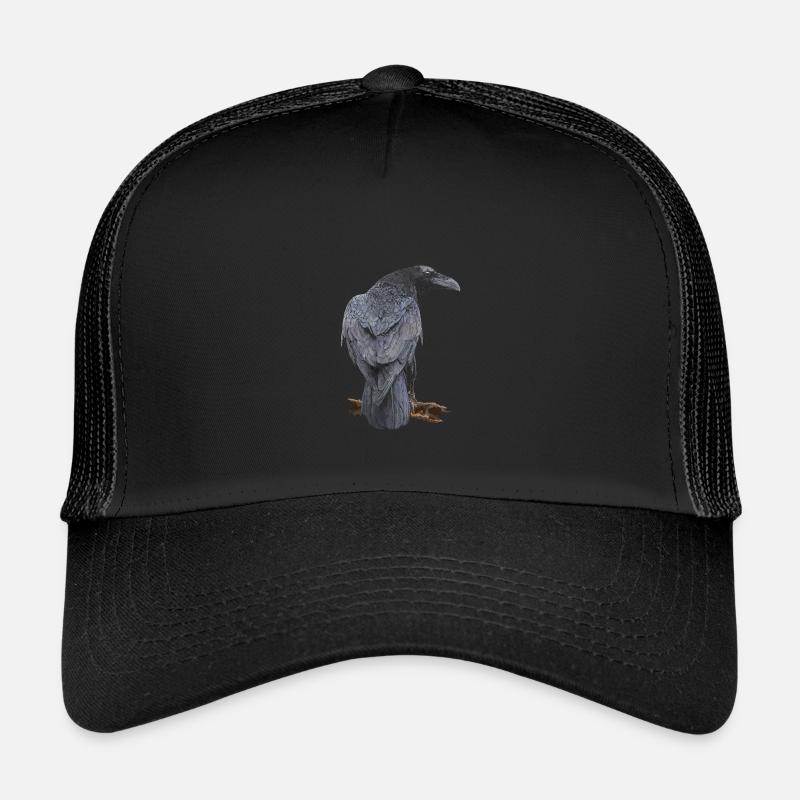 Rabe - Kinder Trucker-Cap - Schwarz/Schwarz