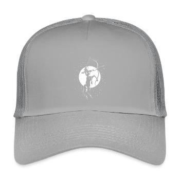Schütze - Kinder Trucker-Cap - Hellgrau - Vorne